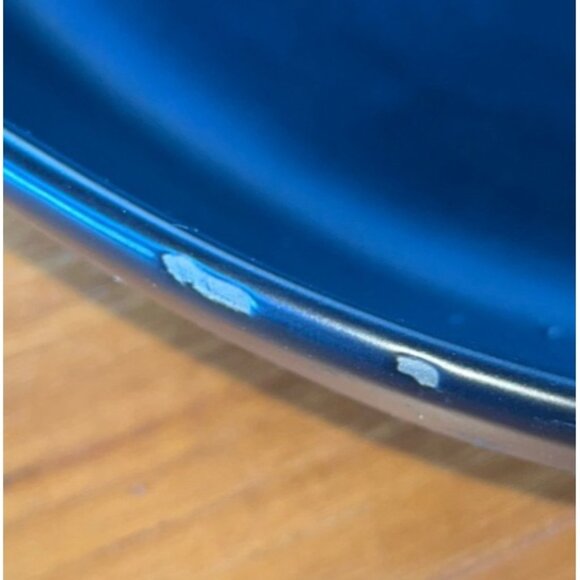 Modern Quirky Black Matte Ceramic Display Bowl Large 13" Across, 3" Deep, padded - Picture 3 of 9